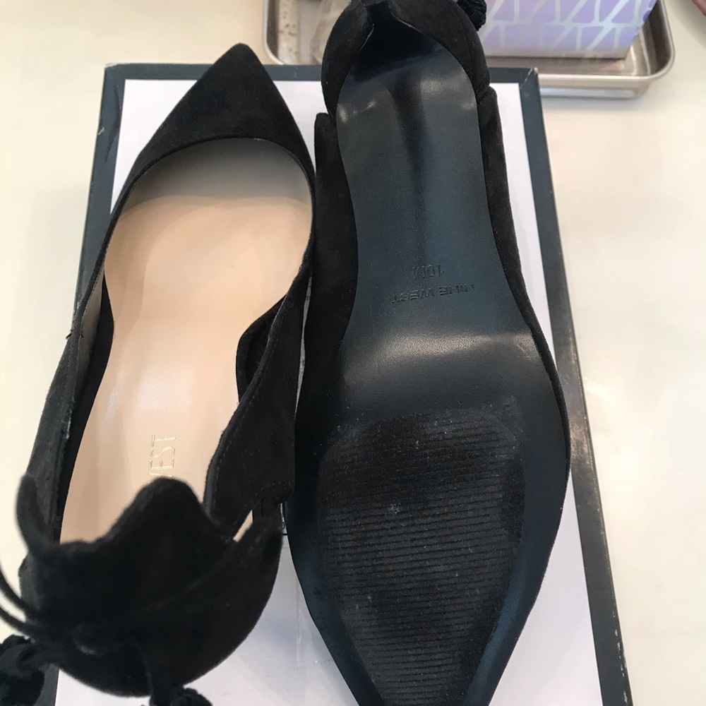 Nine West Black Suede Pumps - Picture 3 of 3